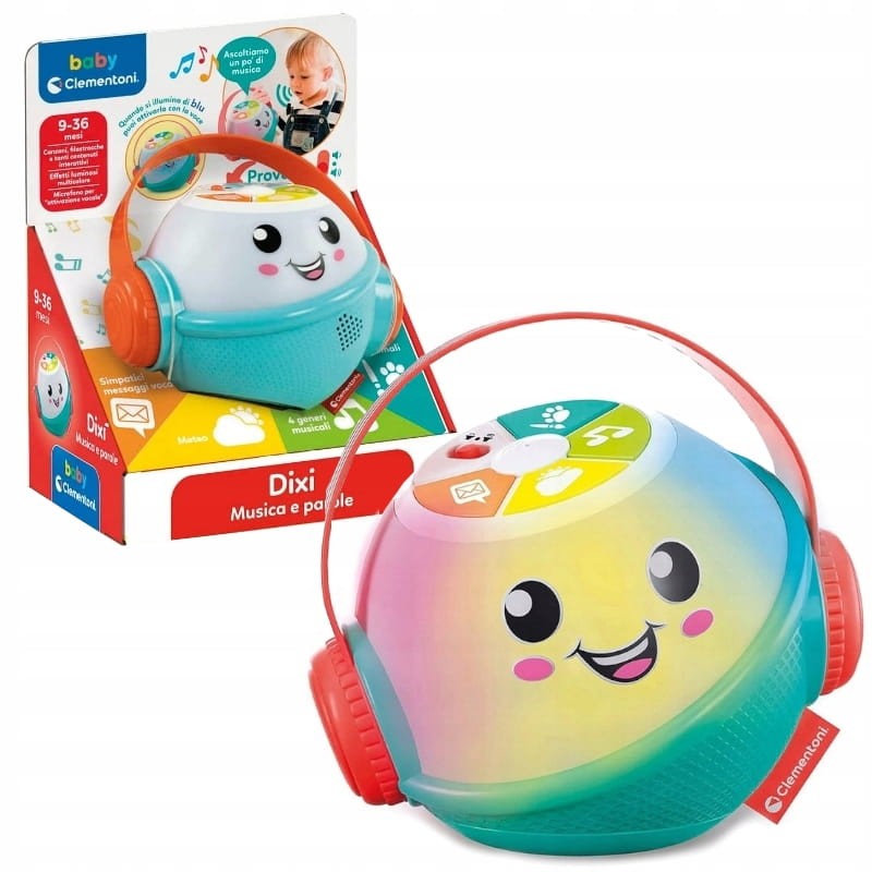 Clementoni Baby Dixi Muzyczna Kula Interaktywna 9m+