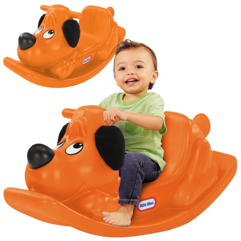 Little Tikes Piesek Na Biegunach Bujak Pomarańczowy 12m+