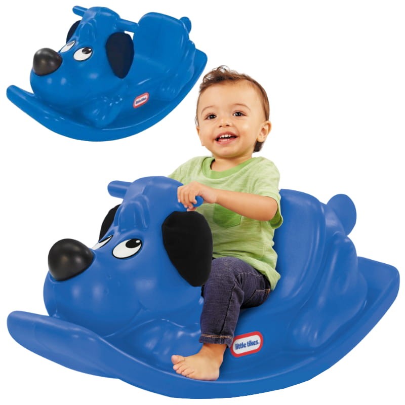 Little Tikes Piesek Na Biegunach Bujak Niebieski 12m+