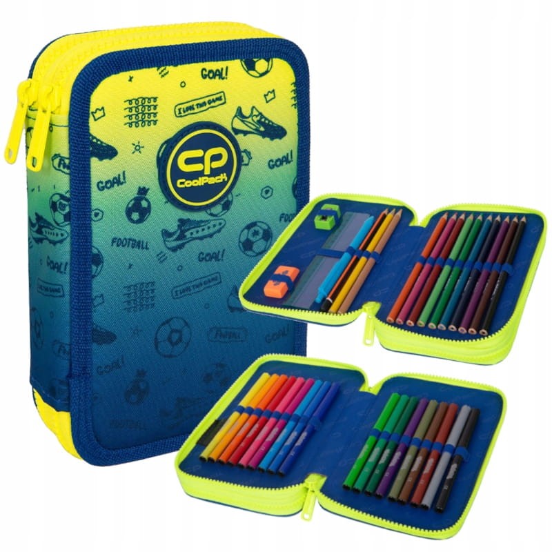 Coolpack Jumper 2 Piórnik Z Wyposażeniem Football 2T 2-komorowy