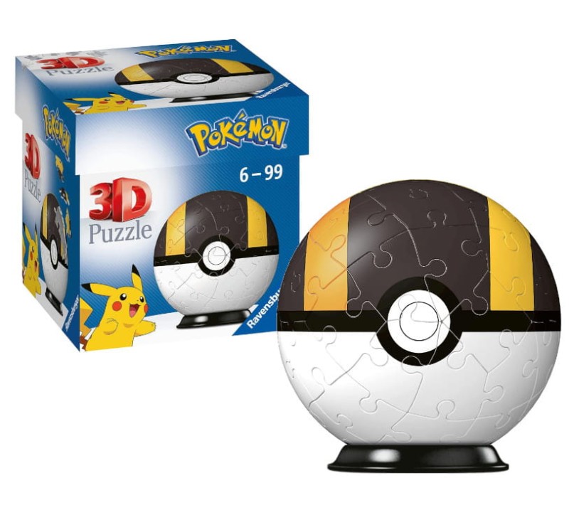 RAVENSBURGER PUZZLE 3D KULA POKEMON POKEBALL 6+