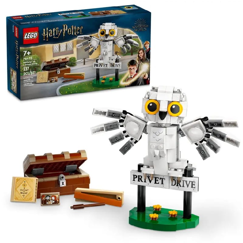 LEGO Harry Potter Hedwiga Z Wizytą Na Ul. Privet Drive Zestaw 76425 337 el. 7+