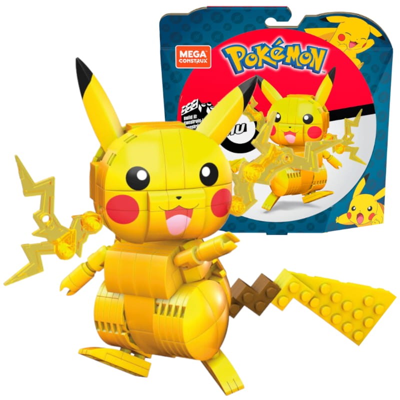 Mega Construx Klocki Pokemon Pikachu 211 Elementów