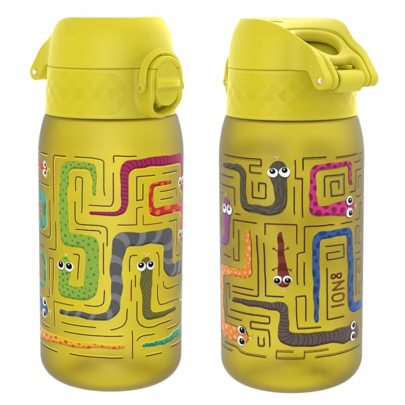 ION8 Bidon Butelka Na Wodę 350 ml Żółty Węże Snakes