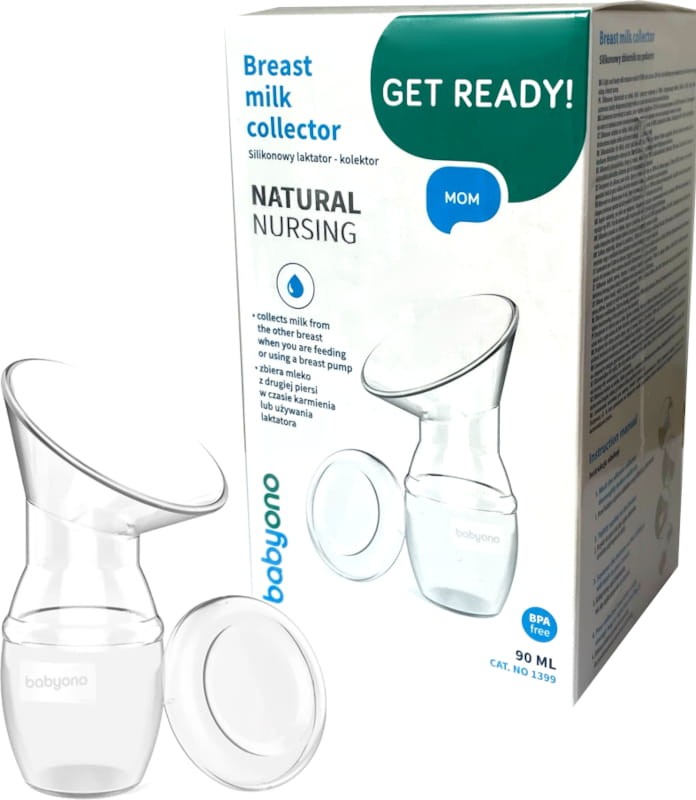 Babyono Natural Nursing Silikonowy Laktator Kolektor