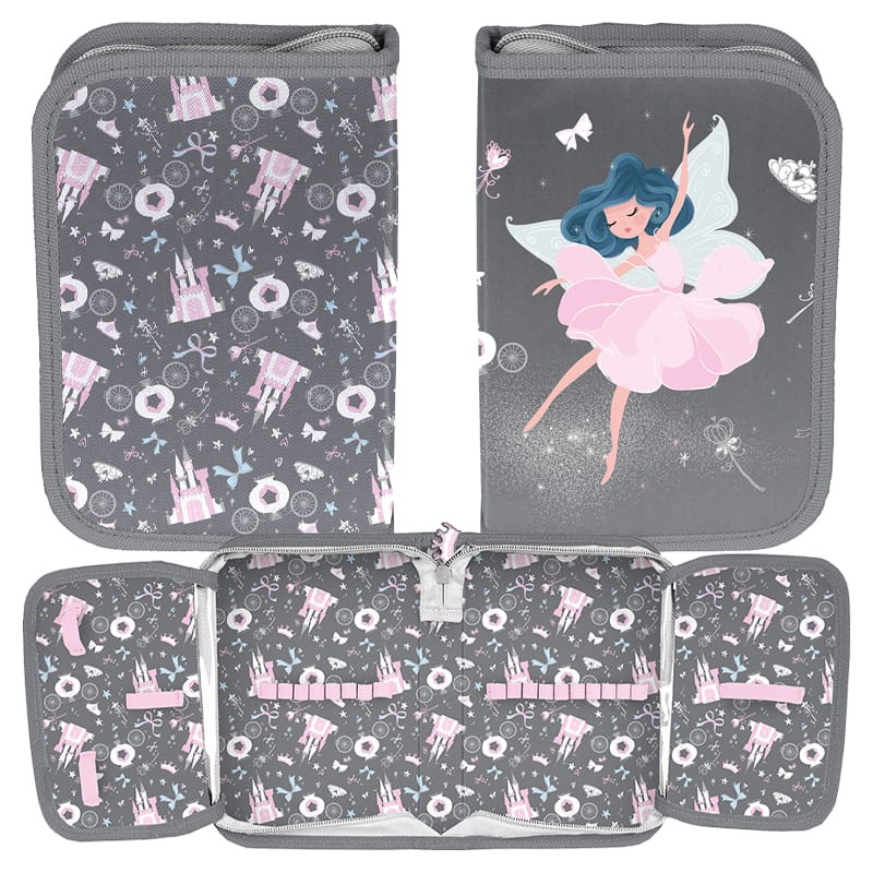 Paso Piórnik Jednokomorowy Bez Wyposażenia Z Klapkami Wróżka Baletnica