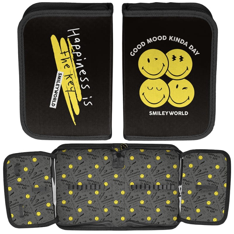 Paso Piórnik Jednokomorowy Bez Wyposażenia Z Klapkami Smiley World