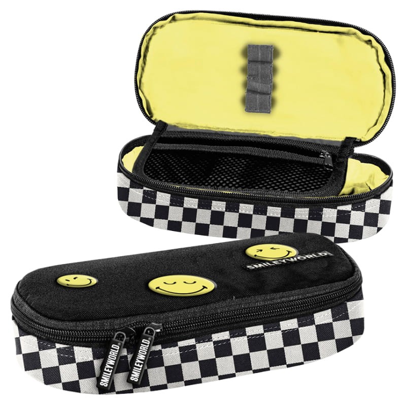 Paso Be Uniq Piórnik Saszetka Jednokomorowy Bez Wyposażenia Z Klapką Smiley World