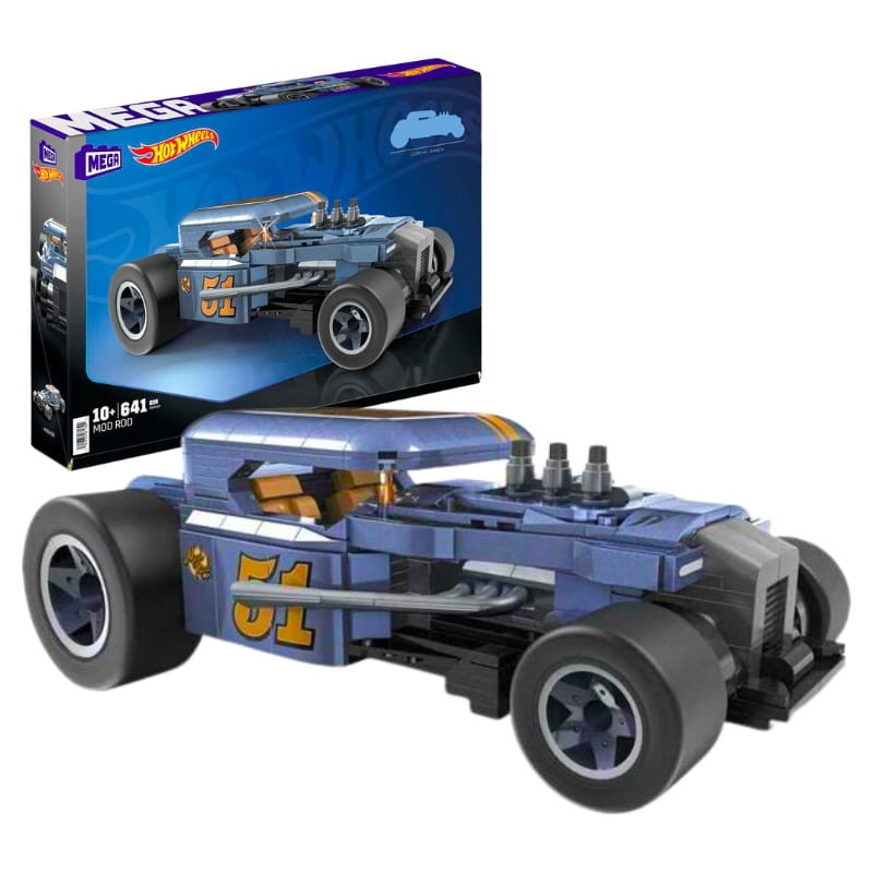 Mega Hot Wheels Mod Rod Samochód Vintage Klocki Konstrukcyjne