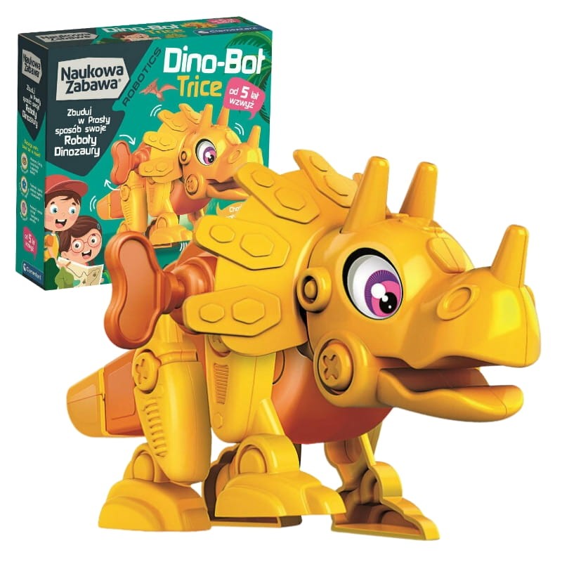 Clementoni Robot Do Zbudowania Dinobot Triceratops