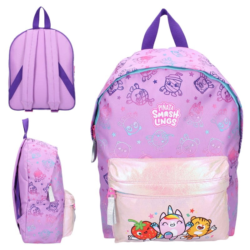 Vadobag Plecak Przedszkolny Szkolny Dziecięcy Z Kieszenią Pinata Smashlings Party Vibes