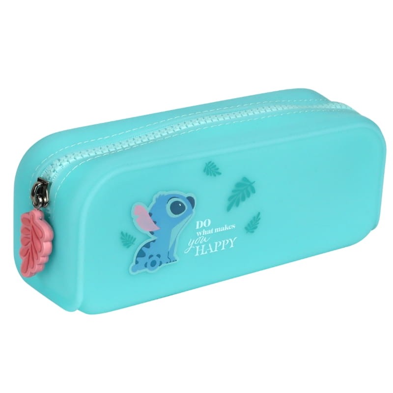 Coolpack Disney Core Fashion Saszetka Silikonowa Piórnik Etui Tuba Jednokomorowa Bez Wyposażenia Stitch Turkusowy