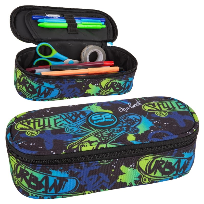Coolpack Campus Piórnik Jednokomorowy Z Klapką Bez Wyposażenia Skate Night