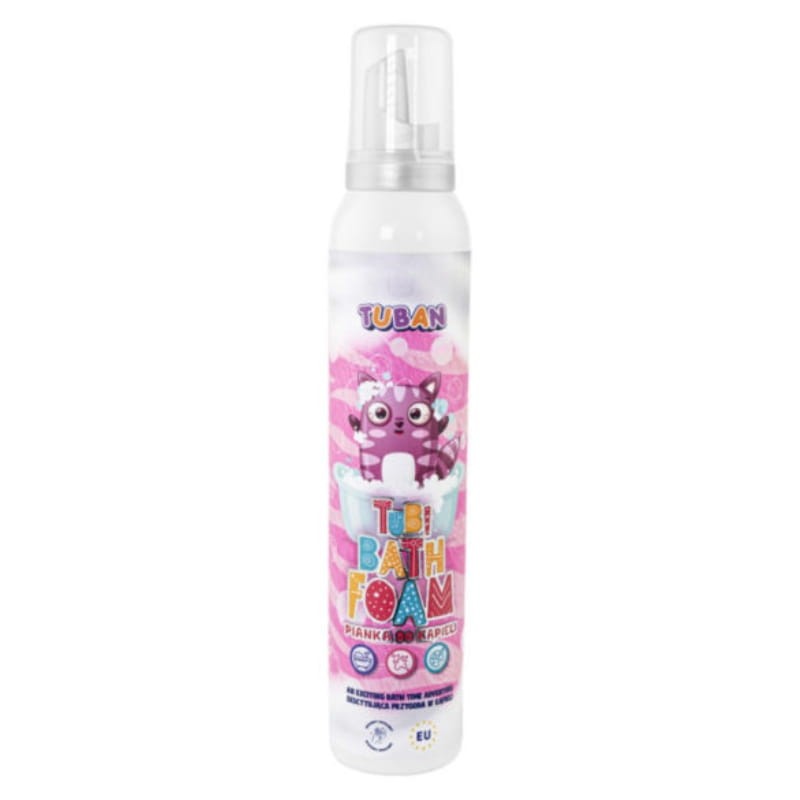Tuban Tubi Bath Foam Pianka Do Kąpieli 200ml Dla Dzieci Różowa