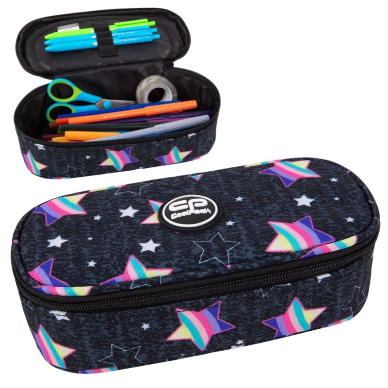 Coolpack Campus Piórnik Jednokomorowy Z Klapką Bez Wyposażenia Rainbow Night