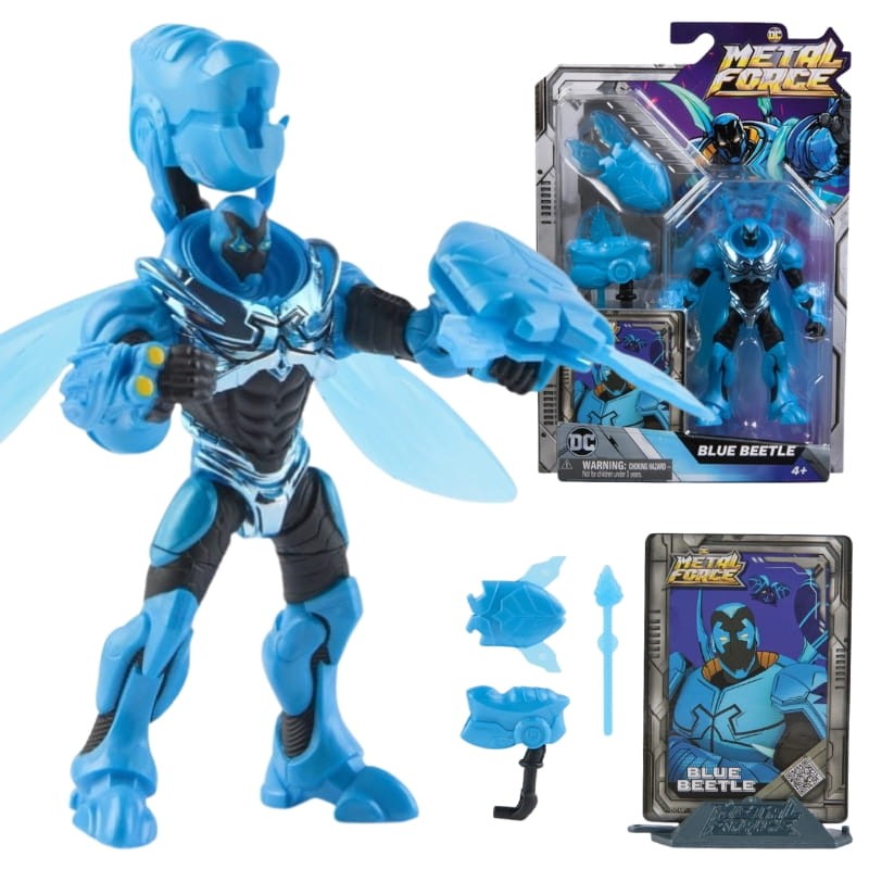 DC Metal Force Figurka Metaliczna Blue Beetle 10 cm 4+