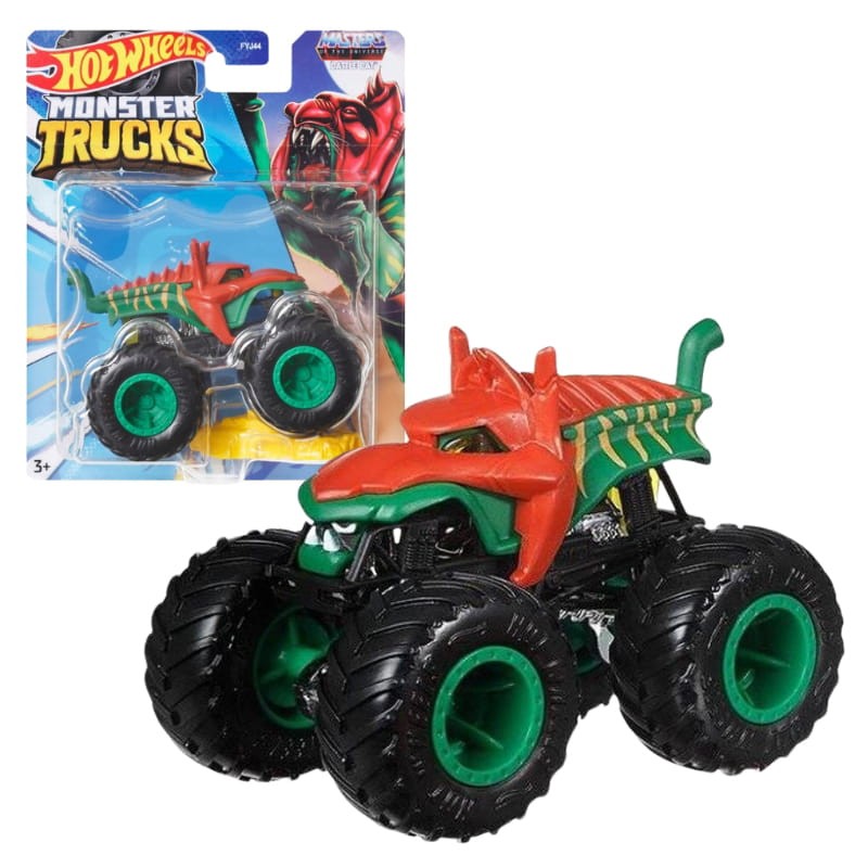 Hot Wheels Monster Trucks Pojazd 1:64 Masters Battle Cat
