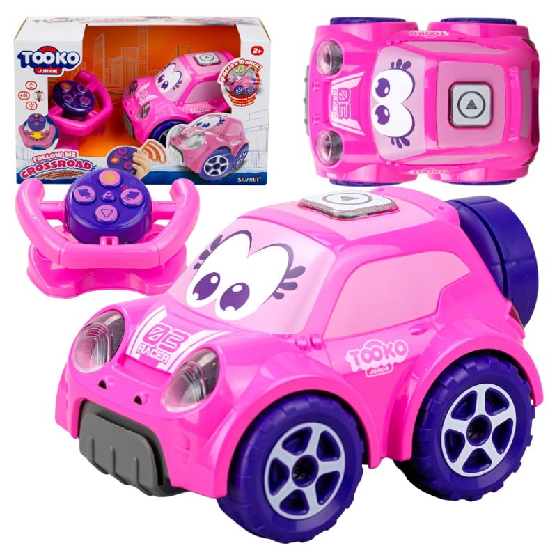Silverlit Autko Zdalnie Sterowane Follow Me Crossroad Girl II Różowy