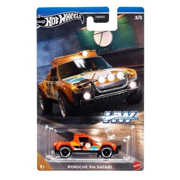 Hot Wheels Auto Speed Graphics Pojazd 1:64 Porsche 914 Safari