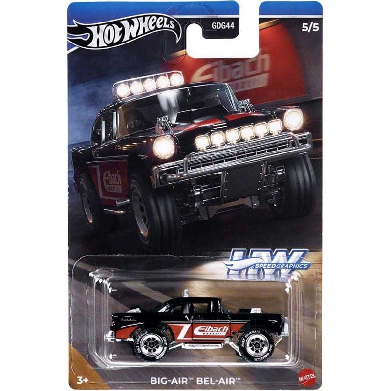 Hot Wheels Auto Speed Graphics Pojazd 1:64 Big-Air Bel-Air