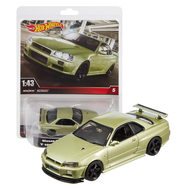 Hot Wheels Premium Samochód Kolekcjonerski Nissan Skyline GT-R 1:43