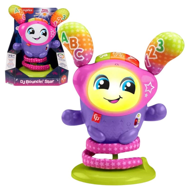 Fisher Price Taneczna DJ-ka Muzyczna Interaktywna Zabawka Edukacyjna