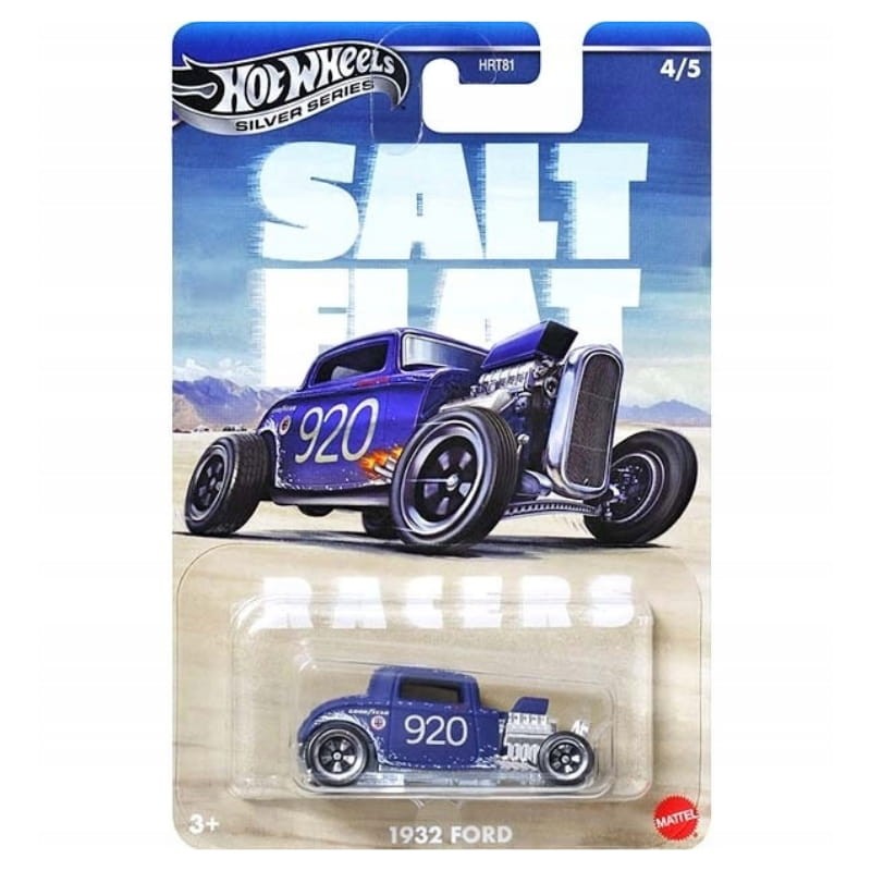 Hot Wheels Silver Series Salt Flat 4/5 Samochodzik Autko Pojazd 1:64 1932 Ford 3+