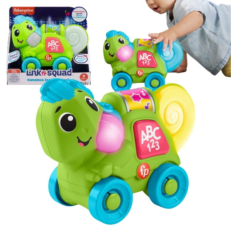 Fisher-Price Link Squad Kameleon Znawca Kolorów Zabawka Interaktywna 9m+