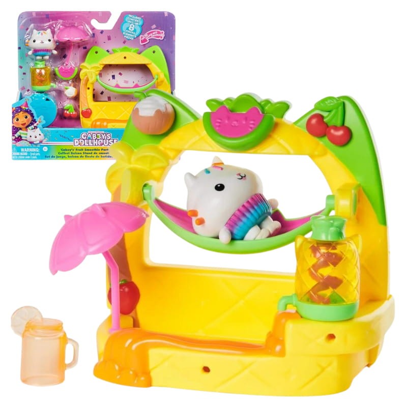 Spin Master Koci Domek Gabi Owocowa Impreza Łakotka Zestaw Figurka + Akcesoria Balkonik Do Domku