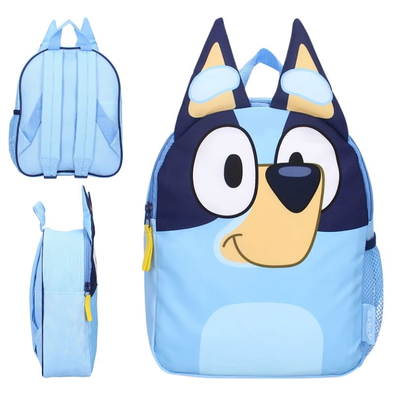 Vadobag Mały Plecak Przedszkolny Dziecięcy Jednokomorowy Bluey Fluffy Friends Odstające Uszy