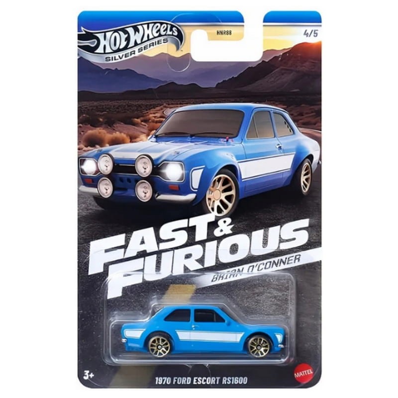 Hot Wheels Szybcy I Wściekli Fast & Furious Brian O'Conner Autko Samochodzik Resorak Model 1970 Ford Escort RS1600 4/5