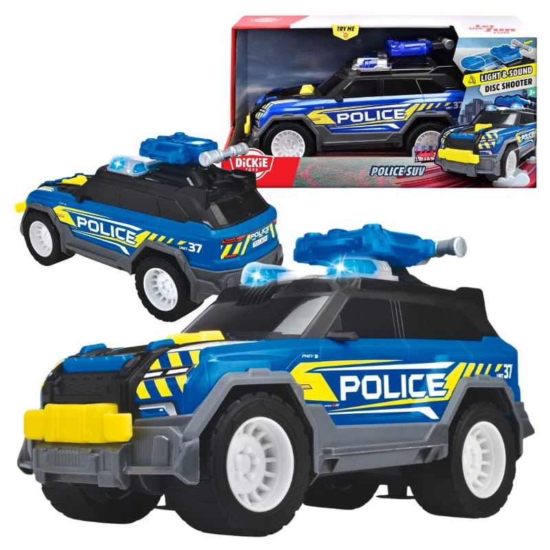 Dickie Toys Policyjny SUV Niebieski Radiowóz 30 cm