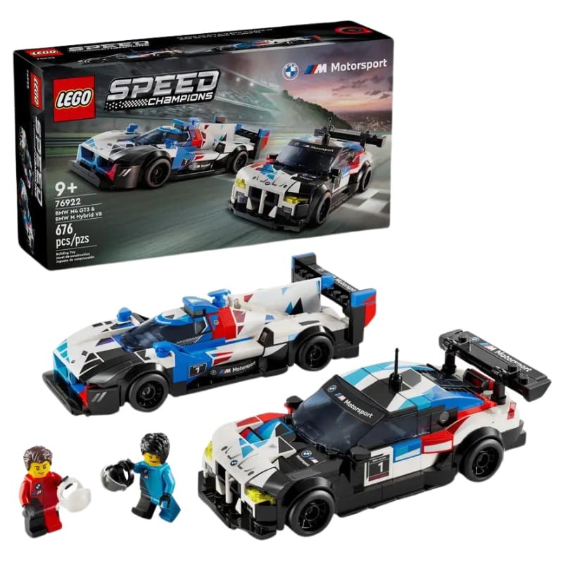 Lego Speed Champions BMW M4 GT3 I BMW M Hybrid V8 Zestaw Klocki 76922 676 El. 9+