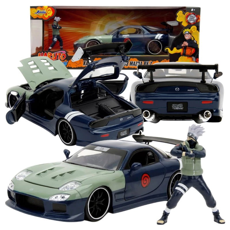 Jada Naruto Auto 1993 Mazda RX-7 + Figurka Metalowa 8+