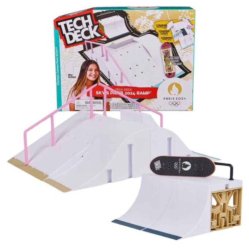 Tech Deck Zestaw Rampa Sky's Paris 2024 Ramp Zestaw Olimpijski 6+