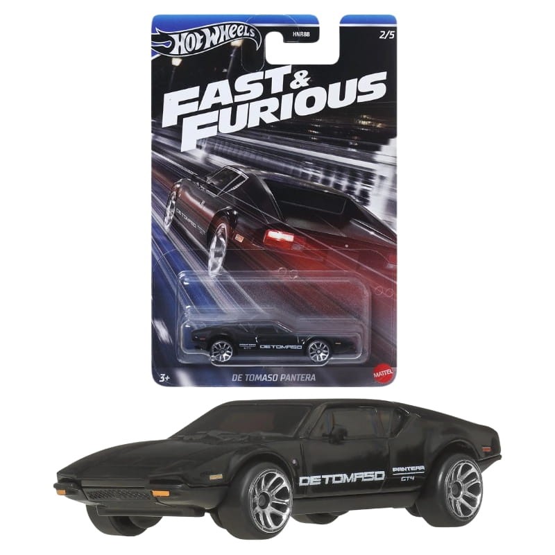 Hot Wheels Szybcy I Wściekli Fast & Furious Autko Samochodzik Resorak Model De Tomaso Pantera