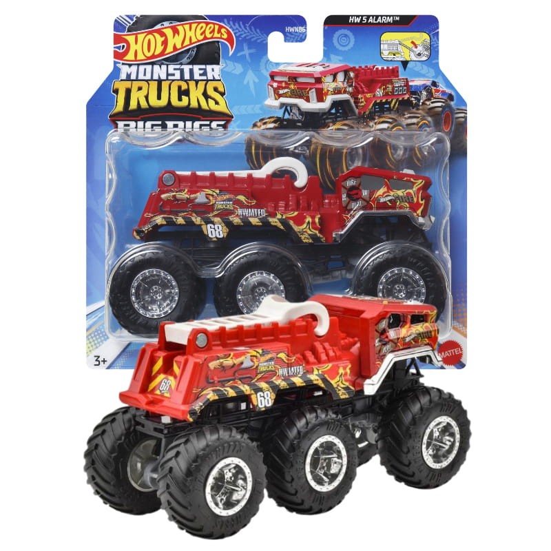 Hot Wheels Monster Trucks Big Rigs Ciężarówka 5 Alarm