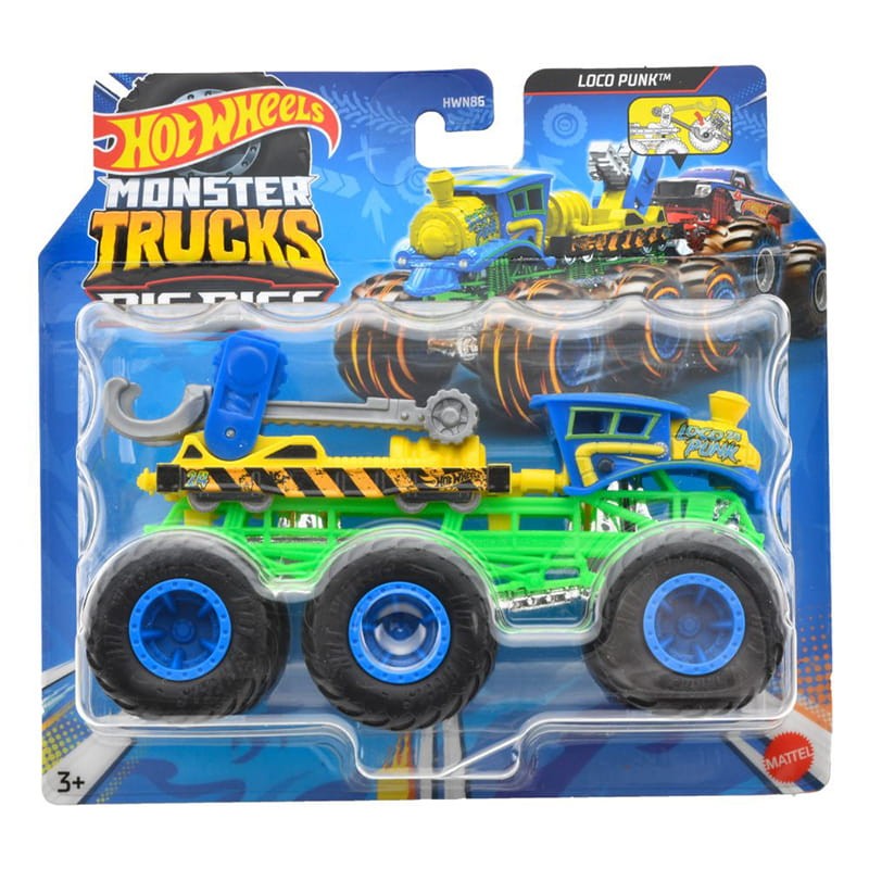 Hot Wheels Monster Trucks Big Rigs Ciężarówka Loco Punk