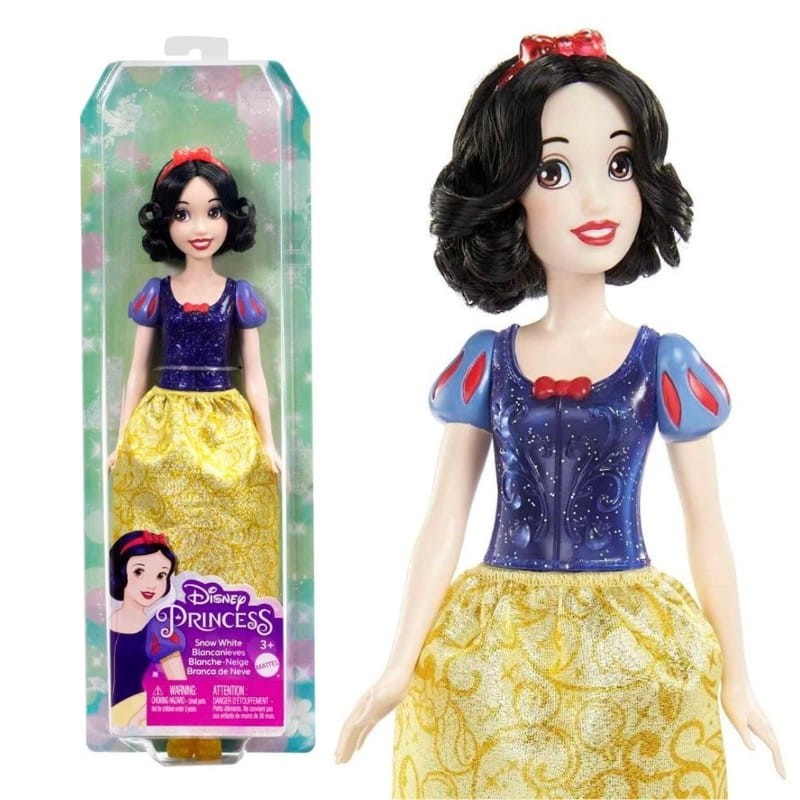 Disney Princess Lalka Księżniczka Królewna Śnieżka I 7 Krasnoludków 28 cm