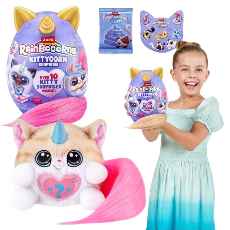 Zuru Rainbocorns Kittycorn Jajko Niespodzianka Pluszak Kotek