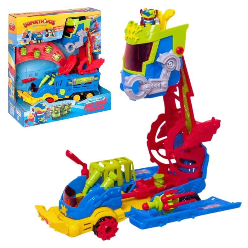 Super Things Kazoom Power Zestaw Pojazd Ciężarówka Mr. Kinga + Figurka