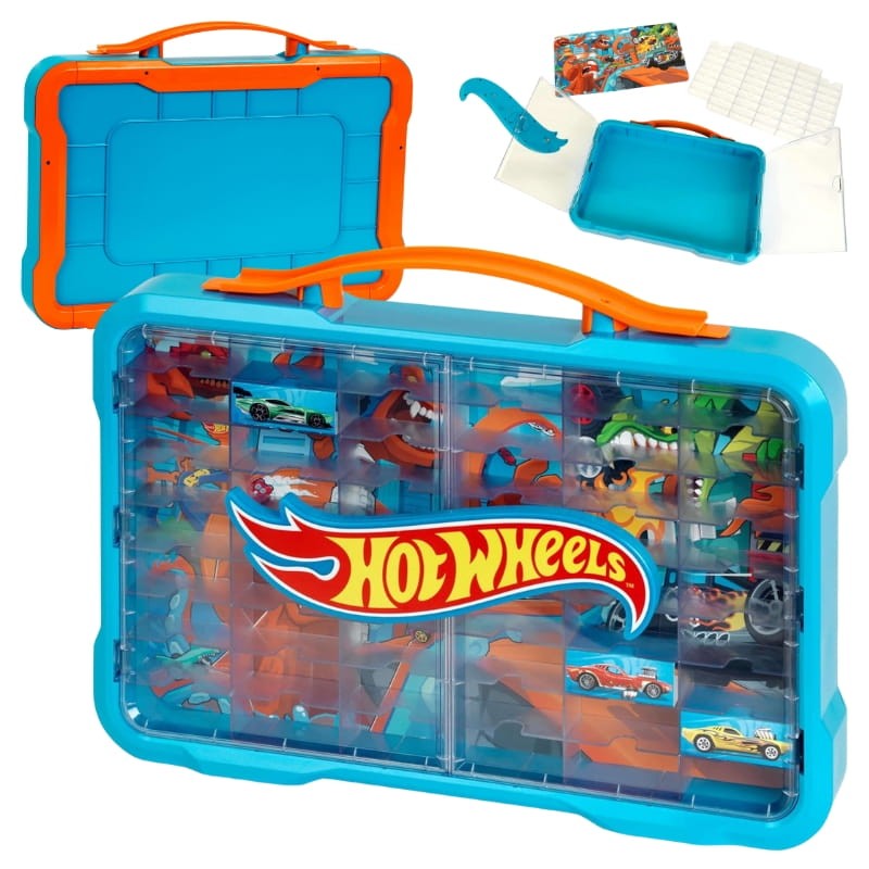 Klein Walizka Na Autka Hot Wheels Z Podświetlanym Logo Kolekcjonerska Garaż Na Resoraki