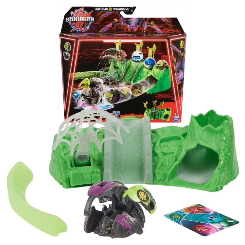 Bakugan Pole Bitwy Zestaw Treningowy Figurka Spidra + Akcesoria
