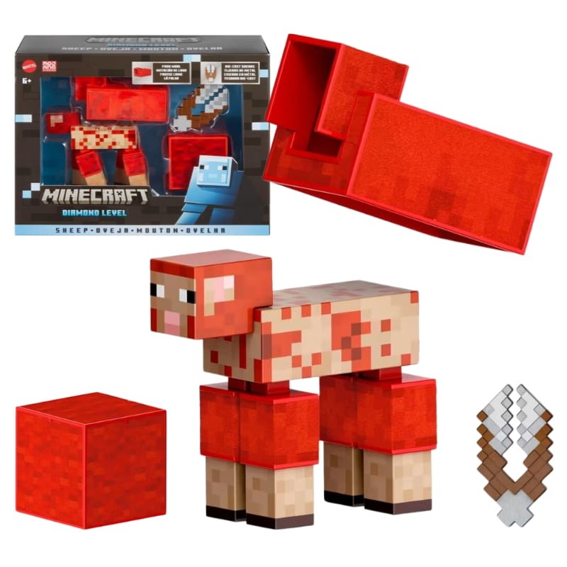 Mattel Minecraft Zestaw Diamentowy Poziom Owca Figurka Owcy Z Gry