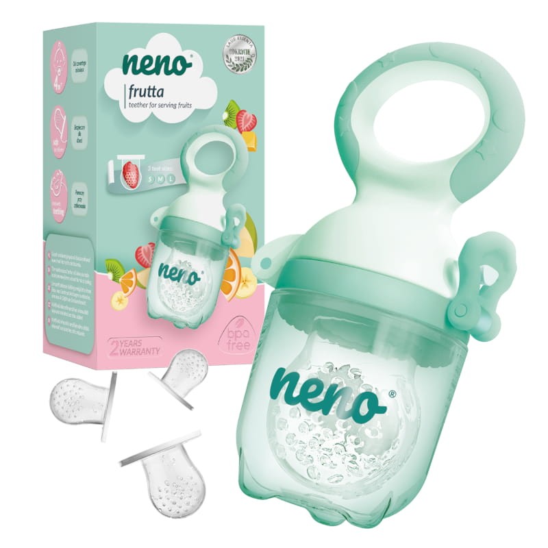 Neno Frutta Silikonowy Gryzak Do Podawania Owoców i Warzyw 4m+