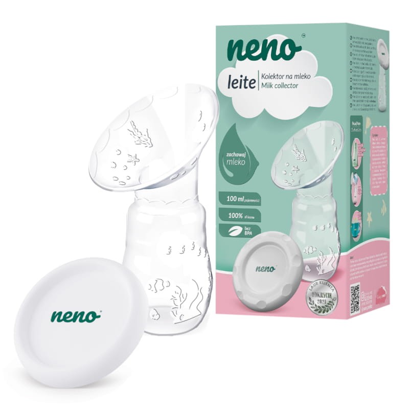 Neno Leite Silikonowy Laktator Kolektor Na Mleko Pokarm 100ml