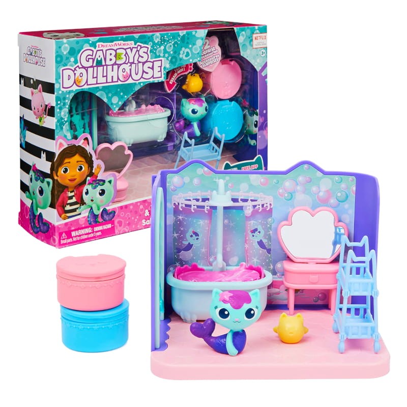 Spin Master Koci Domek Gabi Magiczne Pomieszczenia Domku - Łazienka Zestaw