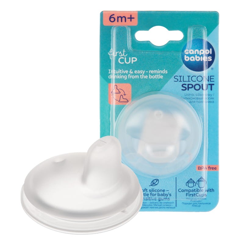 Canpol Babies Wymienny Ustnik Silikonowy Do Kubków FirstCup 6m+