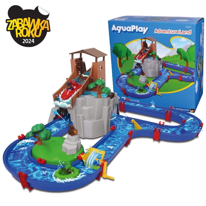 BIG AquaPlay Zestaw AdventureLand Tor Do Zabawy Wodą 3+