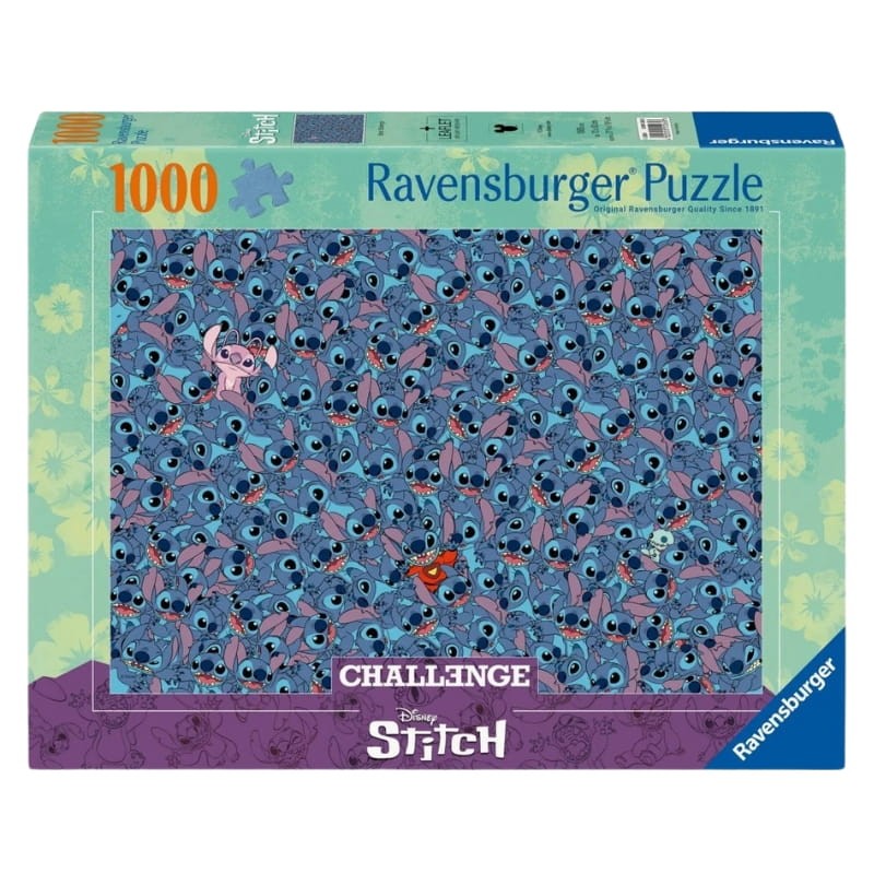 Ravensburger Puzzle Disney Stitch Układanka Wyzwanie 1000 Elementów 14+